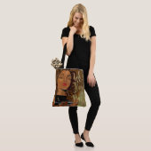 Christelijke kunstwerk Splej Pray Cross Body Canva Tote Bag (Op model)