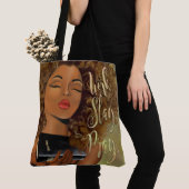 Christelijke kunstwerk Splej Pray Cross Body Canva Tote Bag (Dichtbij)