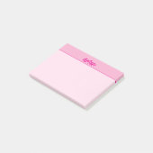 Christelijke Lady's Pink AMEN Minimalist Sticky Post-it® Notes (Schuin)