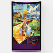 Christelijke leent-paasbanner spandoek (Verticaal)