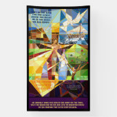 Christelijke leent paashoge banner (Verticaal)