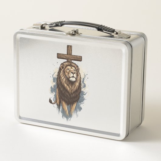 Christelijke Leeuw en Kruis Vintage (Voorkant)