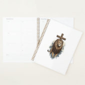 Christelijke Leeuw en Kruis Vintage Planner (Display)