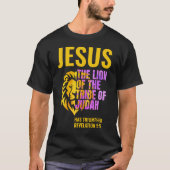 Christelijke Leeuw van de stam Juda T-shirt (Voorkant)