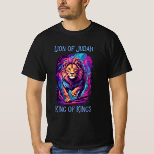 Christelijke Leeuw van Juda Jesus Faith Art T-shirt