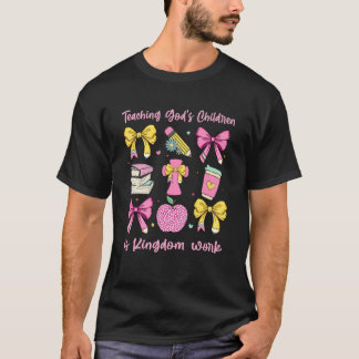 Christelijke leraar, die de kinderen van God lesge T-shirt