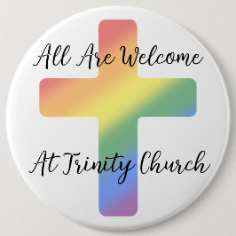 Christelijke LGBT ondersteunende allemaal zijn wel Ronde Button 6,0 Cm