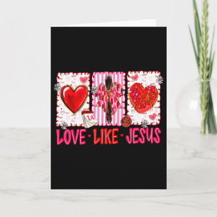 Christelijke Liefde Als Jezus Valentijn Mannen Vro Kaart