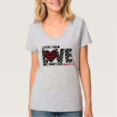 Christelijke liefde Een andere John 13:34 Jezus T-shirt (Voorkant)