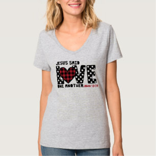 Christelijke liefde Een andere John 13:34 Jezus T-shirt