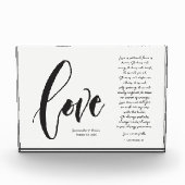 Christelijke liefde is patiëntennamen trouwdatum fotoblokken (Voorkant)