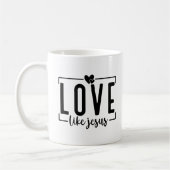 Christelijke liefde zoals Jesus Bible Verse Custom Koffiemok (Links)