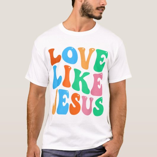 Christelijke liefde zoals jesus t-shirt (Voorkant)