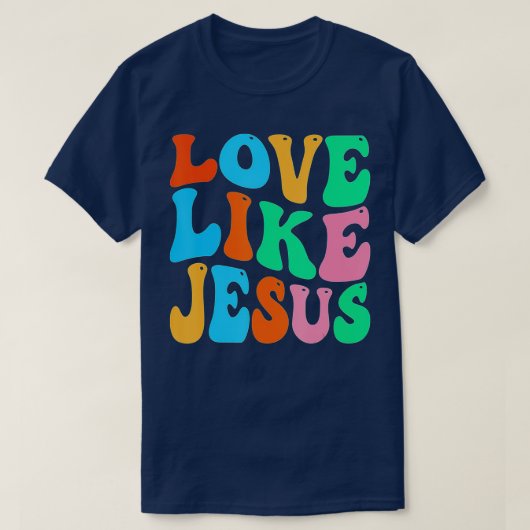Christelijke liefde zoals Jezus (6)  T-shirt (Design voorkant)