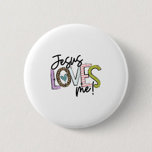 Christelijke liefdescitaat cadeau voor nieuwe gelo ronde button 5,7 cm