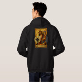 Christelijke Like & Subscribe Iconische Hoodie (Achterkant volledig)