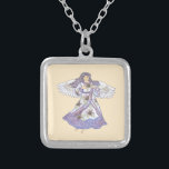 Christelijke lippenbloemengel zilver vergulden ketting<br><div class="desc">Lily Angel Ketting, Angel kleding, Angel t-shirts, Angel geschenken van ArtMuvz Illustration. Bijpassende Charmante Lily Angel T-shirt voor mama, papa, kinder, baby. Christelijk Angel verjaardagscadeaus en kerstcadeaus, canvas tas, mok, pet. Engelgeschenken zijn een doordachte en betekenisvolle manier om iemand te shows die je belangrijk vindt.Engelgeschenken kunnen religieus of seculier van...</div>
