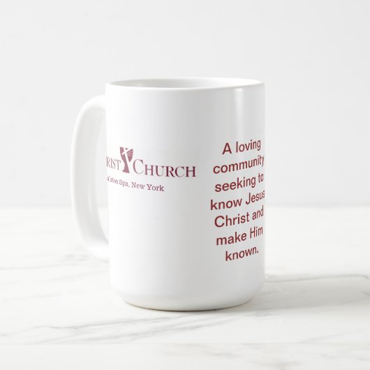 Christelijke Logo Mok (Voorkant links)