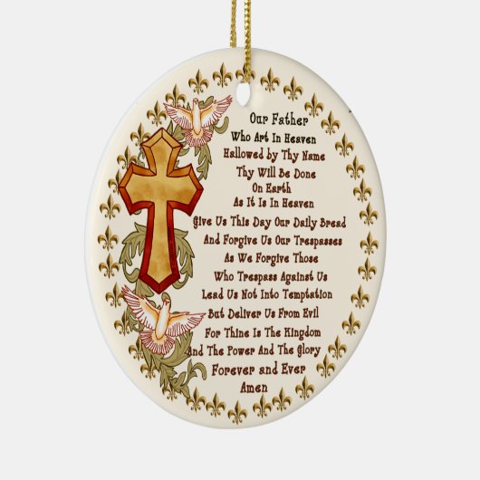 Christelijke Lords Prayer Ornament (Rechts)