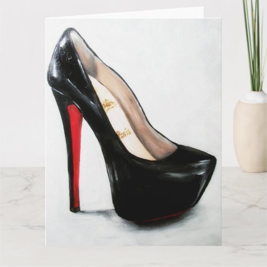 Christelijke Louboutin Red Bottom Daffodil Heels P Kaart (Voorkant)