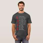 Christelijke LOVE Verses - Bloed van Christus - T-shirt (Voorkant volledig)
