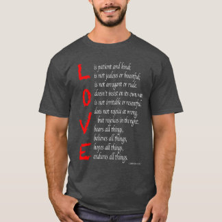 Christelijke LOVE Verses - Bloed van Christus - T-shirt