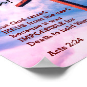 Christelijke MAASTER Jezus wordt  Poster (Hoek)