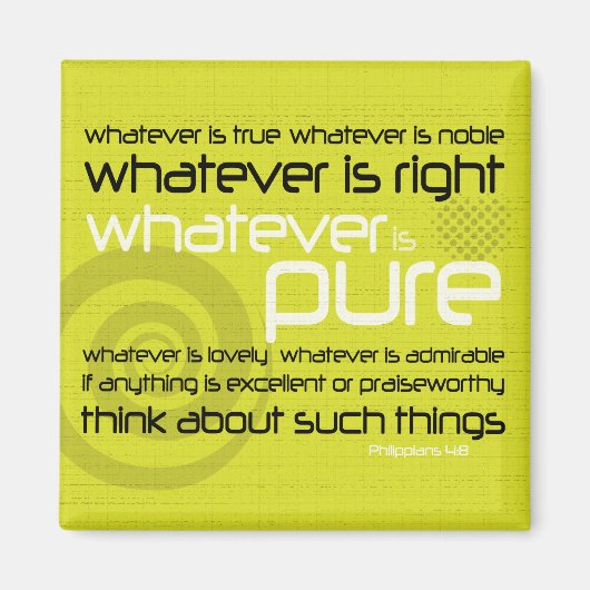 Christelijke magneet: Wat is Pure Magneet (Voorkant)