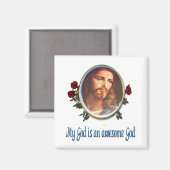 Christelijke Magneten Geweldige God (Voorkant / Achterkant)