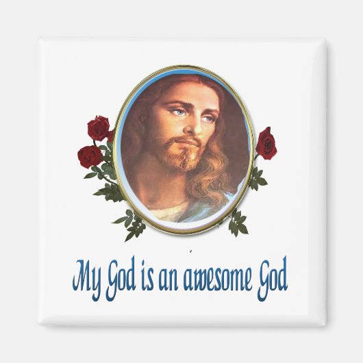 Christelijke Magneten Geweldige God (Voorkant)