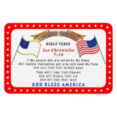 Christelijke Magneten Koelkast 2e kronieken 7 14 (Horizontaal)