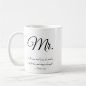 Christelijke man koffiemok (Links)