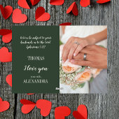 Christelijke man Valentijnsdag liefde Kaart hem