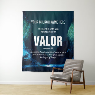 Christelijke MAN VAN WAARDE Kerk Muurkunst Wandkleed