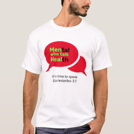 Christelijke MANNEN DIE HEAL Mental Health T-shirt