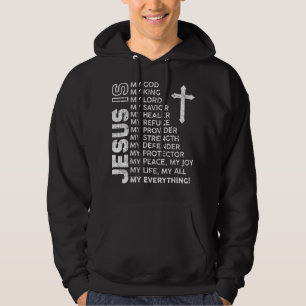 Christelijke Mannen jongens Kinder Jezus T-Shirt.  Hoodie