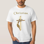 Christelijke mannen kleding t-shirt (Voorkant)