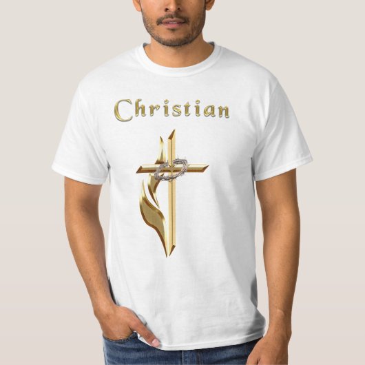 Christelijke mannen kleding t-shirt (Voorkant)