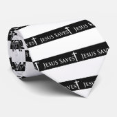 Christelijke Mannen Stropdassen Jezus redt (Opgerold)