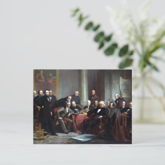 Christelijke Mannen van Schussele van Progress Briefkaart (Staand voorkant)