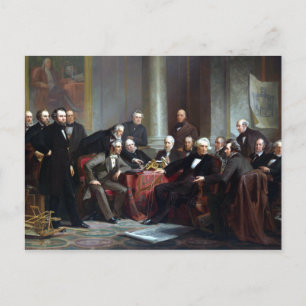 Christelijke Mannen van Schussele van Progress Briefkaart