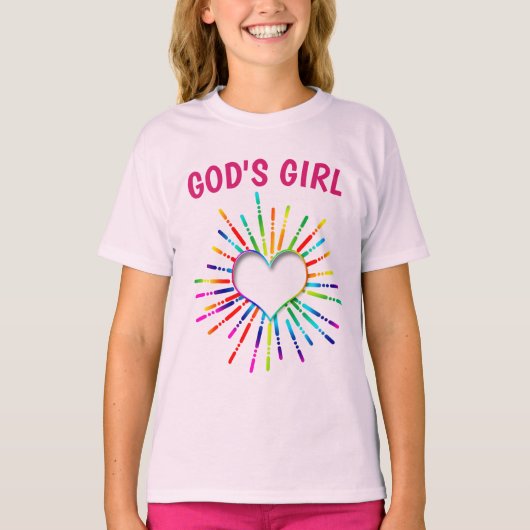 CHRISTELIJKE MEISJES VAN GOD T-SHIRT (Voorkant)