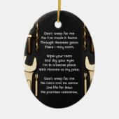 Christelijke Memorial Foto Gebed Gereedschap Monte Keramisch Ornament (Voorkant)