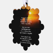 Christelijke Memorial Foto Gebedspaard Western Ornament Kaart (Links)