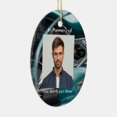 Christelijke Memorial Keepsake Antiek Auto's Keramisch Ornament (Rechts)