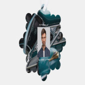 Christelijke Memorial Keepsake Antiek Auto's Ornament Kaart (Rechts)