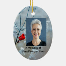 Christelijke Memorial Keepsake Kardinaal Red Bird