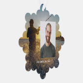 Christelijke Memorial Ocean Fly Vissen Visser Ornament Kaart (Rechts)