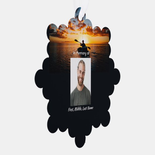 Christelijke Memorial Pocket Kaart Kajakken Sport (Rechts)