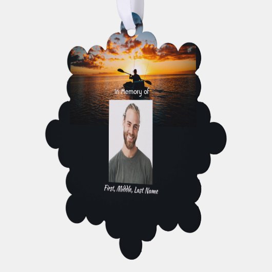 Christelijke Memorial Pocket Kaart Kajakken Sport (Links)